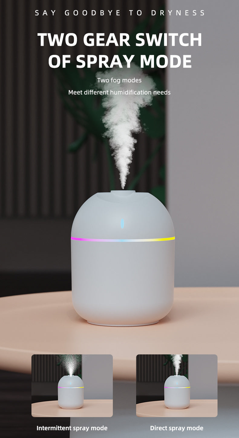 Cloud Mist Humidifier with LED Night Light