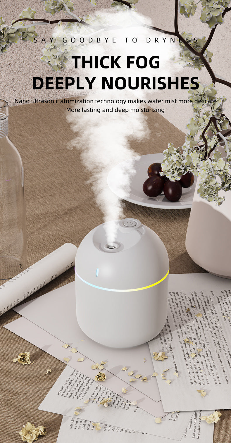 Cloud Mist Humidifier with LED Night Light