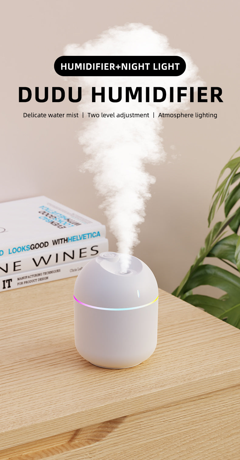 Cloud Mist Humidifier with LED Night Light
