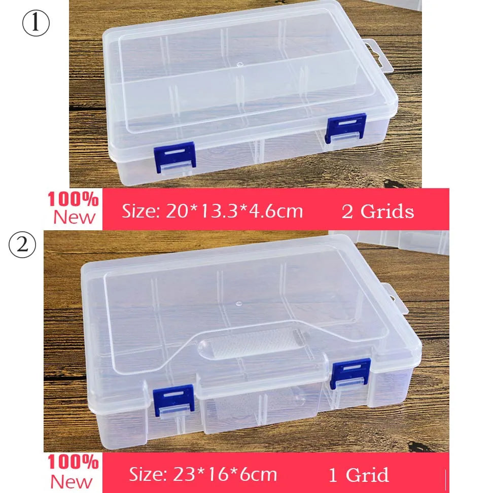 Modular Plastic Storage Box Set – Customizable Grid Organizer