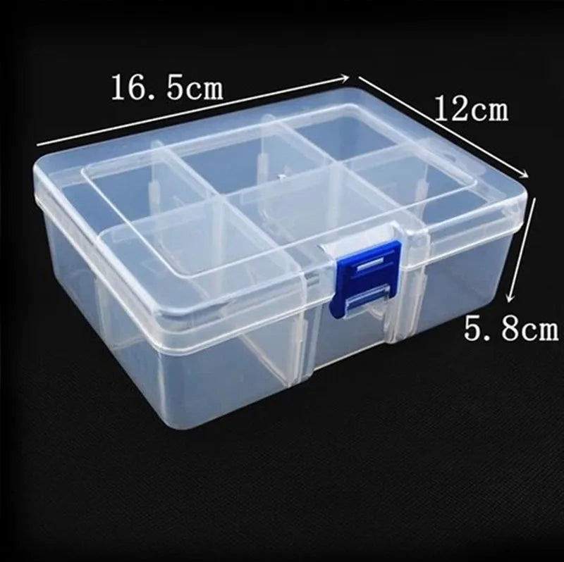 Modular Plastic Storage Box Set – Customizable Grid Organizer