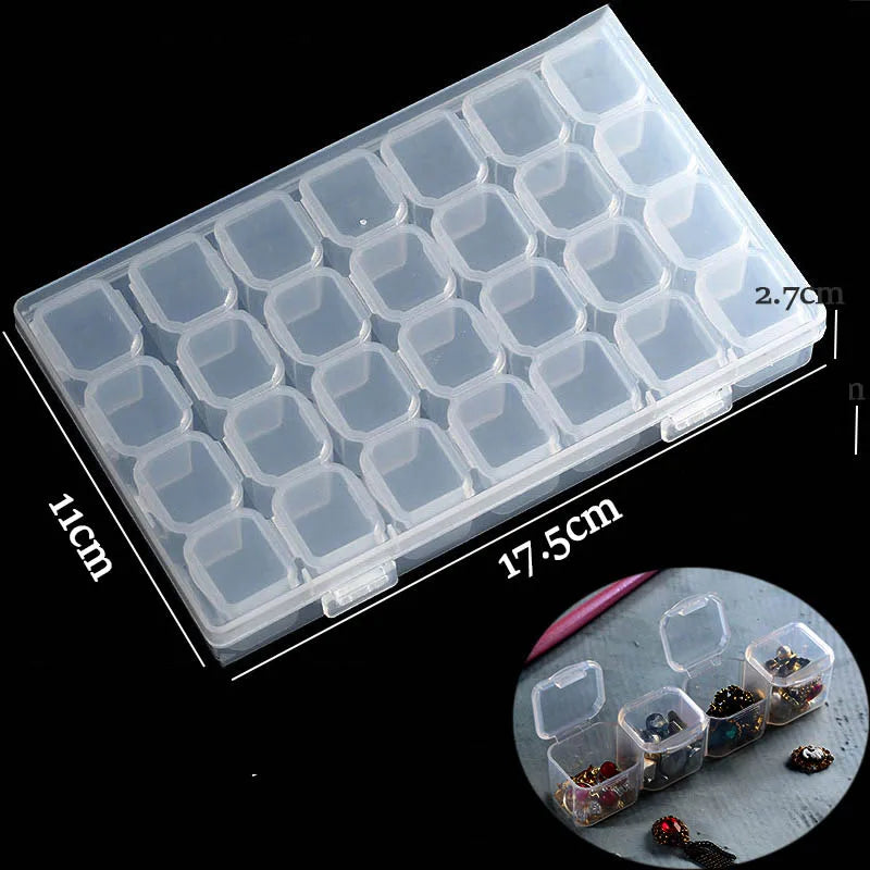 Modular Plastic Storage Box Set – Customizable Grid Organizer