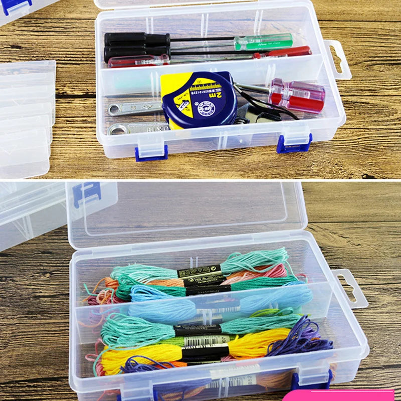 Modular Plastic Storage Box Set – Customizable Grid Organizer