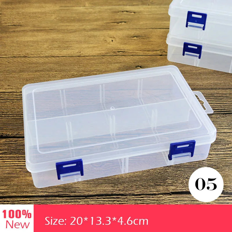 Modular Plastic Storage Box Set – Customizable Grid Organizer