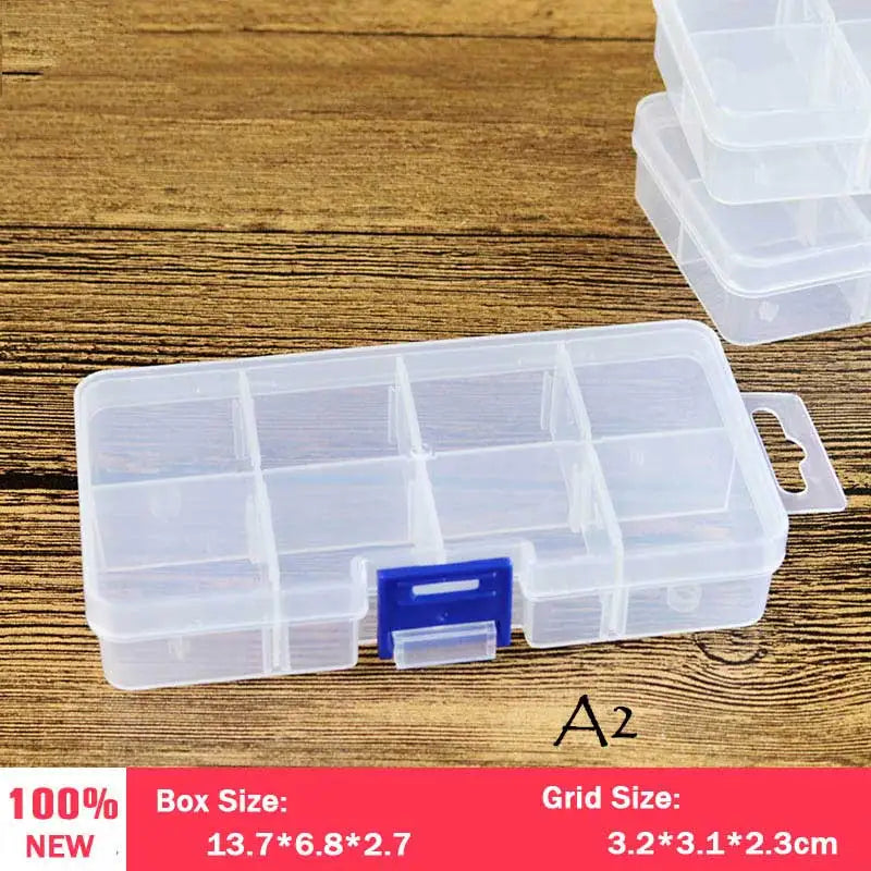 Modular Plastic Storage Box Set – Customizable Grid Organizer