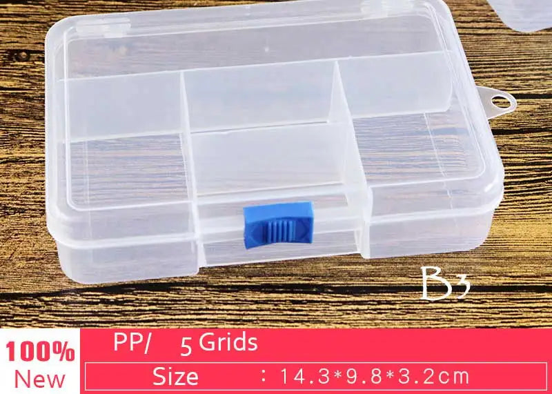 Modular Plastic Storage Box Set – Customizable Grid Organizer