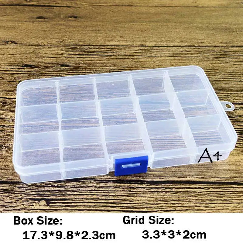 Modular Plastic Storage Box Set – Customizable Grid Organizer