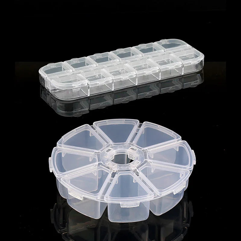 Modular Plastic Storage Box Set – Customizable Grid Organizer