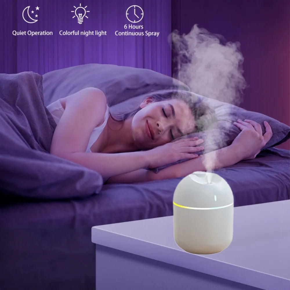 Cloud Mist Humidifier with LED Night Light