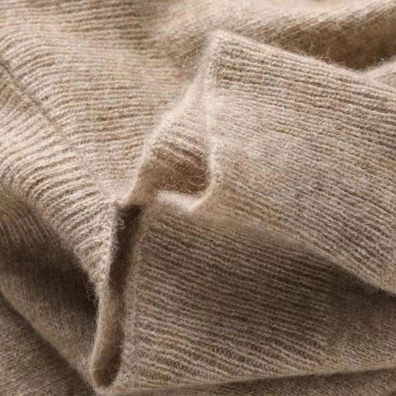 Soft Knitted Wool Scarf & Shawl for Women – Warm Winter Wrap