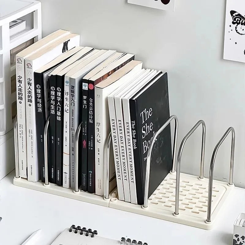 Modern Minimalist Desktop Bookshelf with Non-Slip Base