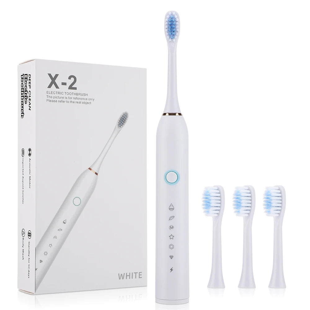 Sonic Electric Toothbrush for Adults – IPX7 Waterproof, 5 Modes