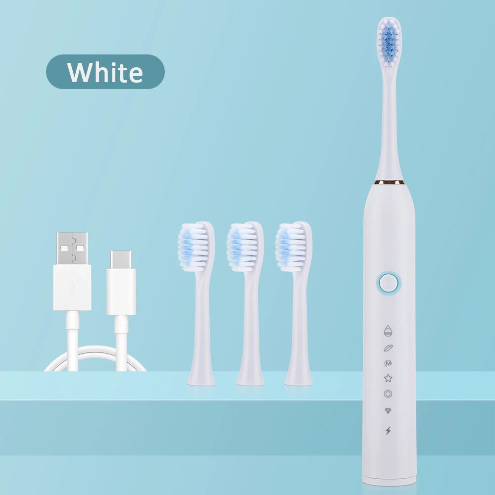 Sonic Electric Toothbrush for Adults – IPX7 Waterproof, 5 Modes