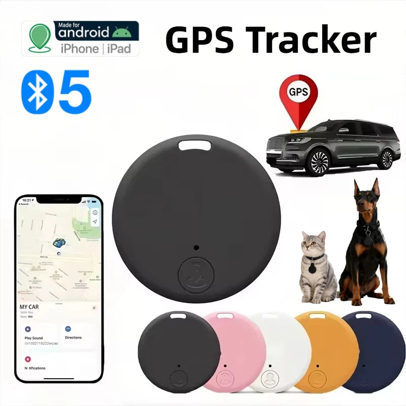GPS Bluetooth Tracker – Anti-Lost Finder for Keys, Pets & Wallet