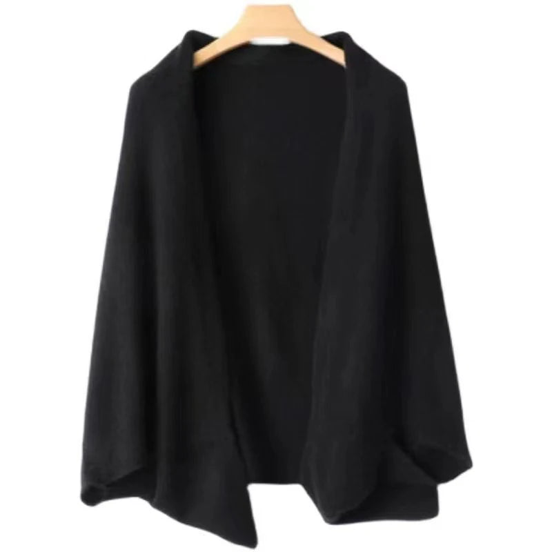 Soft Knitted Wool Scarf & Shawl for Women – Warm Winter Wrap