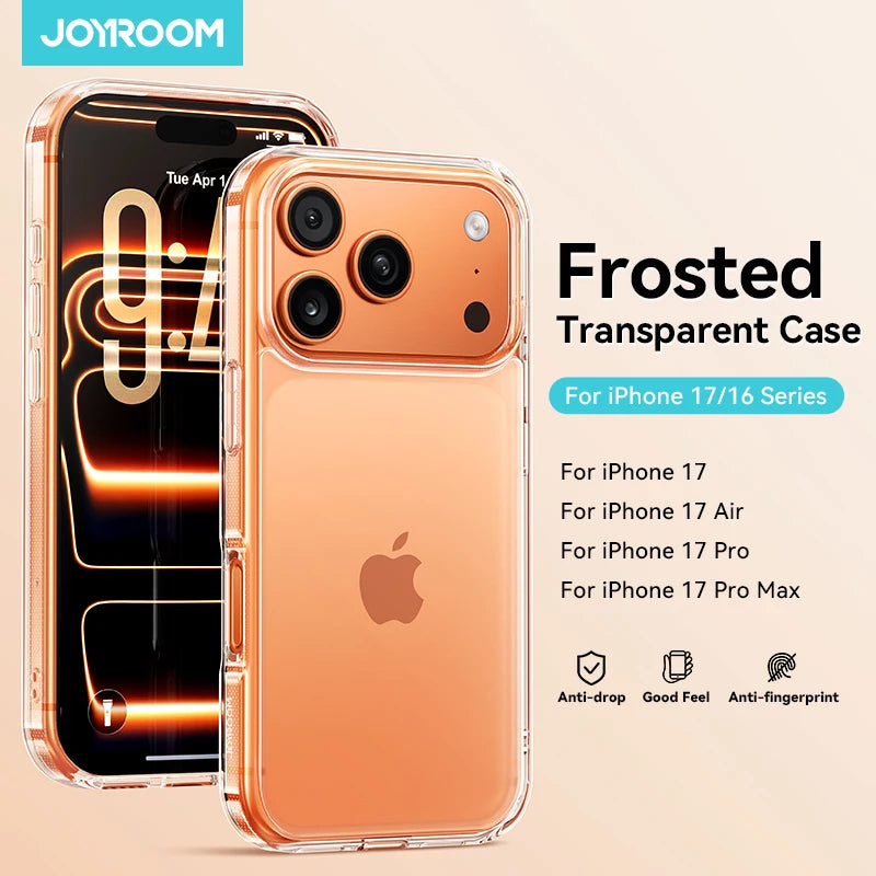 Joyroom Frosted Shockproof Case for iPhone 15/16 Pro Max – Slim & Protective