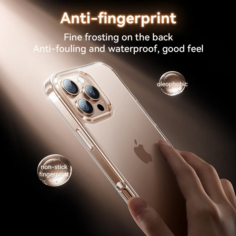 Joyroom Frosted Shockproof Case for iPhone 15/16 Pro Max – Slim & Protective