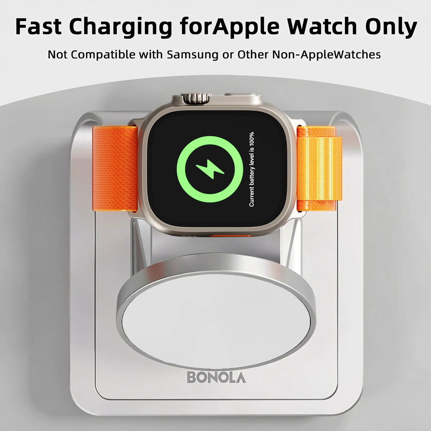 Bonola 3-in-1 Magnetic Wireless Charger for iPhone, AirPods & Apple Watch