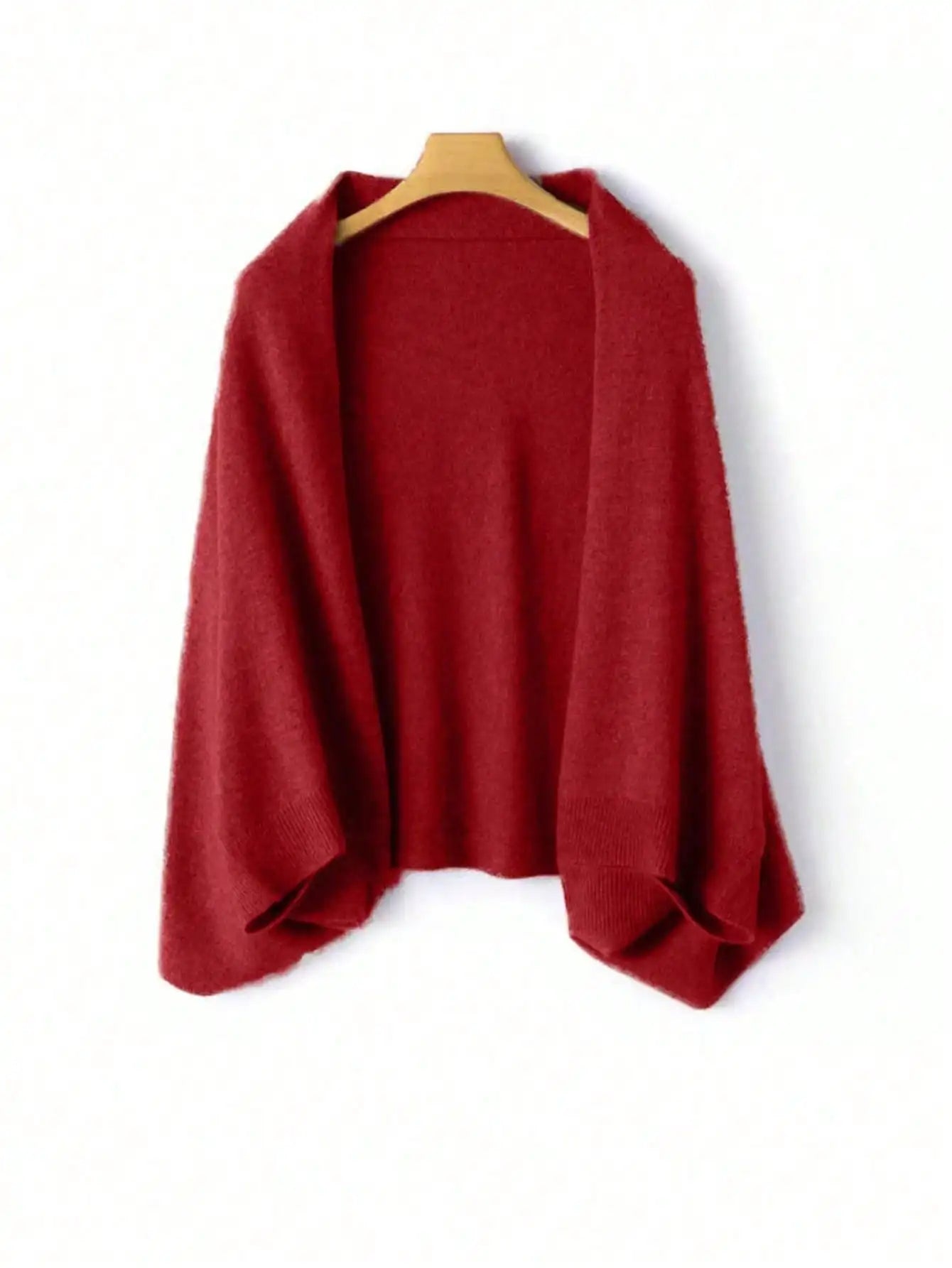 Soft Knitted Wool Scarf & Shawl for Women – Warm Winter Wrap