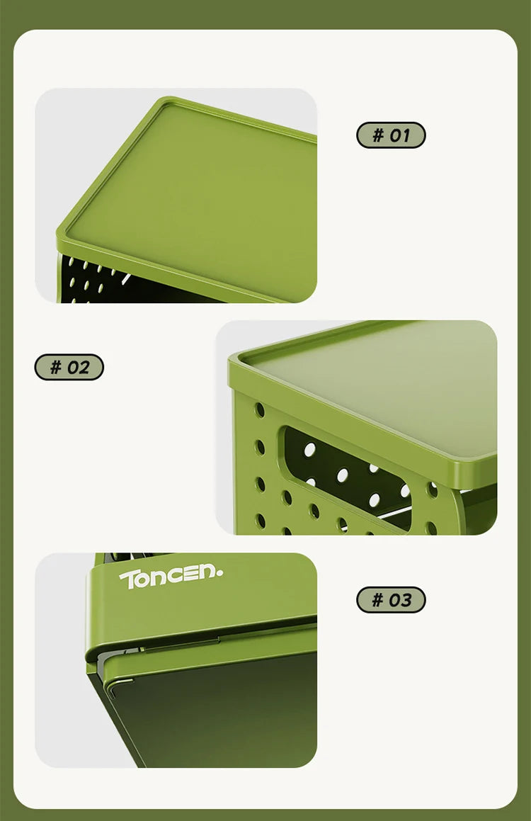 3-Tier Desktop Organizer with 2 Large Drawers – Office & Desk Storage