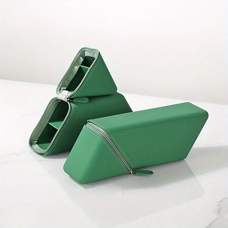 Foldable Silicone Pen Holder – Large Capacity Expandable Desk Organizer
