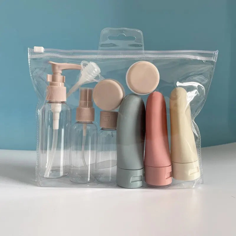 11-Piece Travel Bottle Set – TSA-Approved Leak-Proof Containers