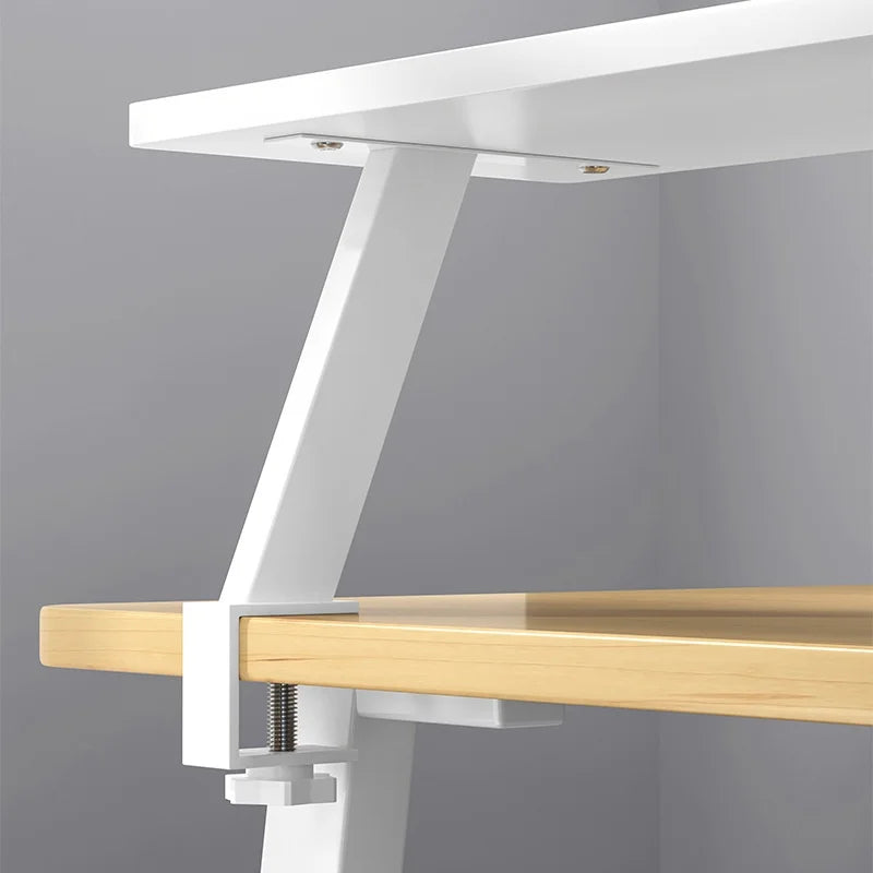 Versatile Desk Organizer with Metal U-Clamp – Monitor Mount Storage