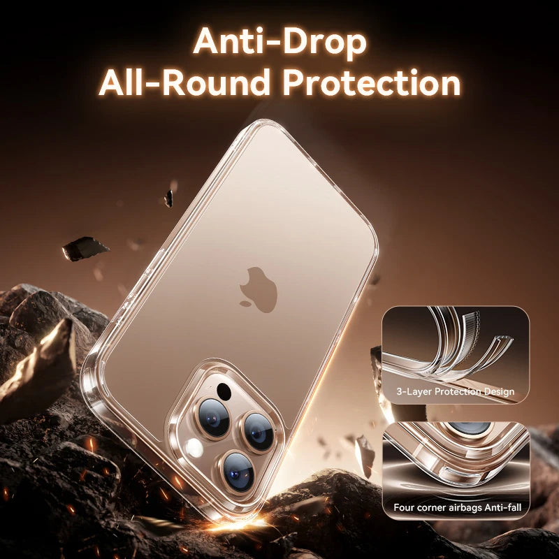 Joyroom Frosted Shockproof Case for iPhone 15/16 Pro Max – Slim & Protective