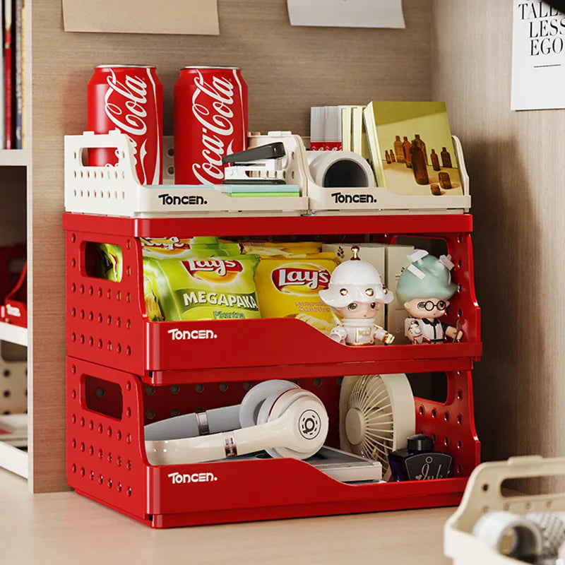 3-Tier Desktop Organizer with 2 Large Drawers – Office & Desk Storage