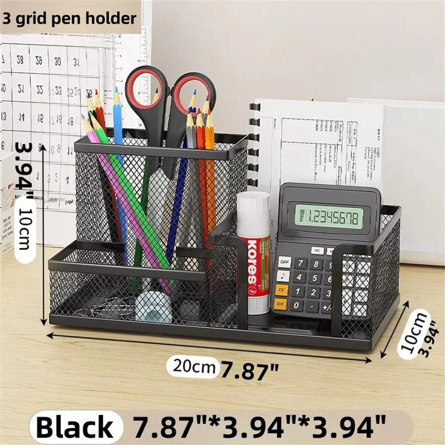 Mesh Desk Organizer with Pencil Holder – Office Supplies Caddy
