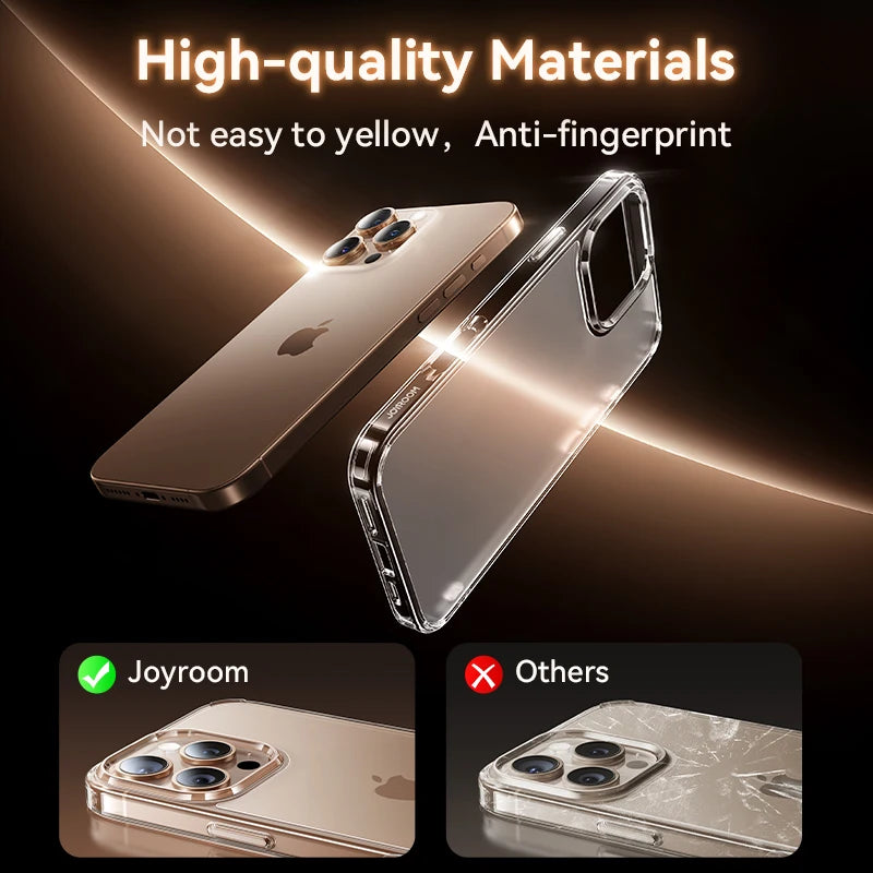 Joyroom Frosted Shockproof Case for iPhone 15/16 Pro Max – Slim & Protective
