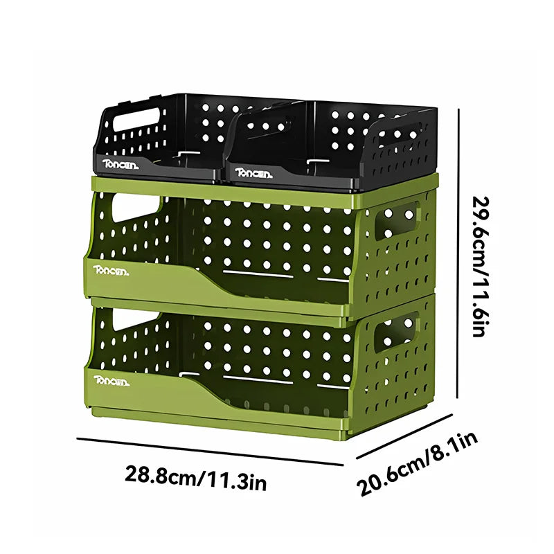 3-Tier Desktop Organizer with 2 Large Drawers – Office & Desk Storage