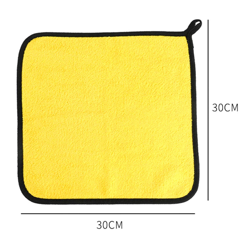 5-Pack Super Absorbent Microfiber Car Wash Towels