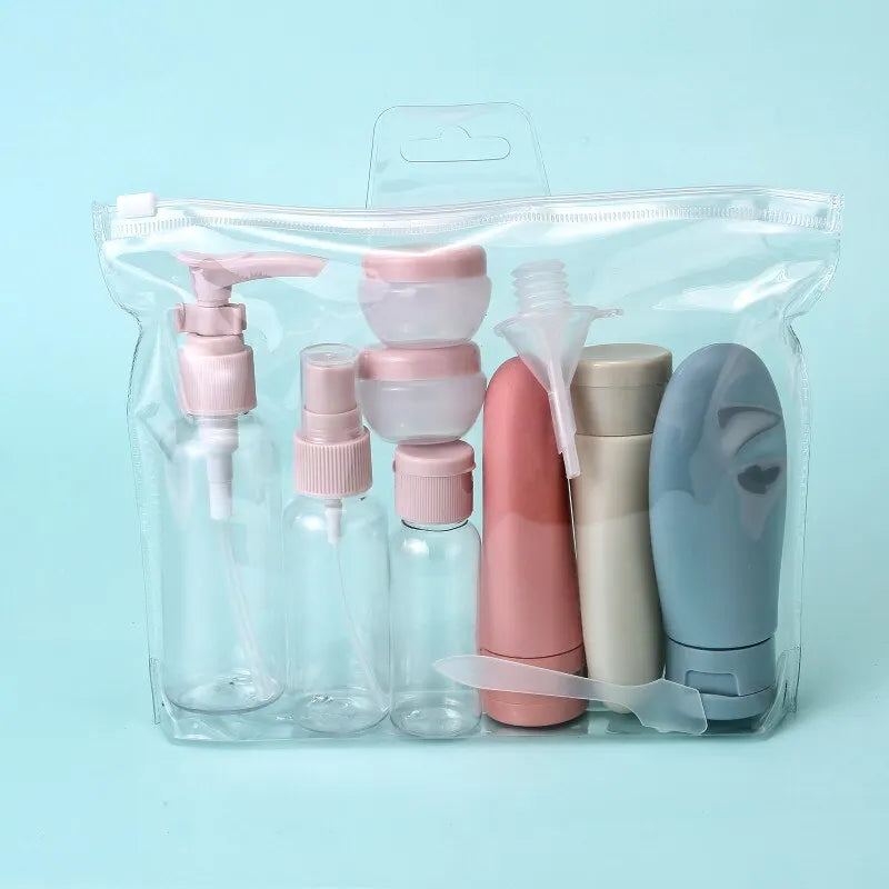 11-Piece Travel Bottle Set – TSA-Approved Leak-Proof Containers
