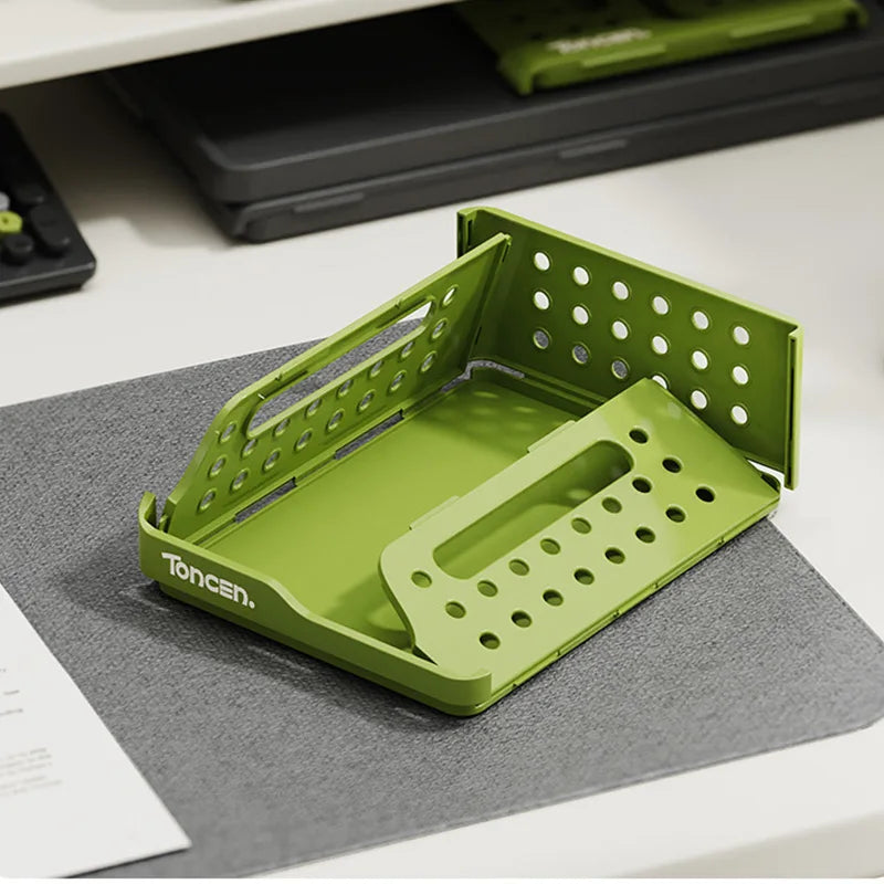 3-Tier Desktop Organizer with 2 Large Drawers – Office & Desk Storage