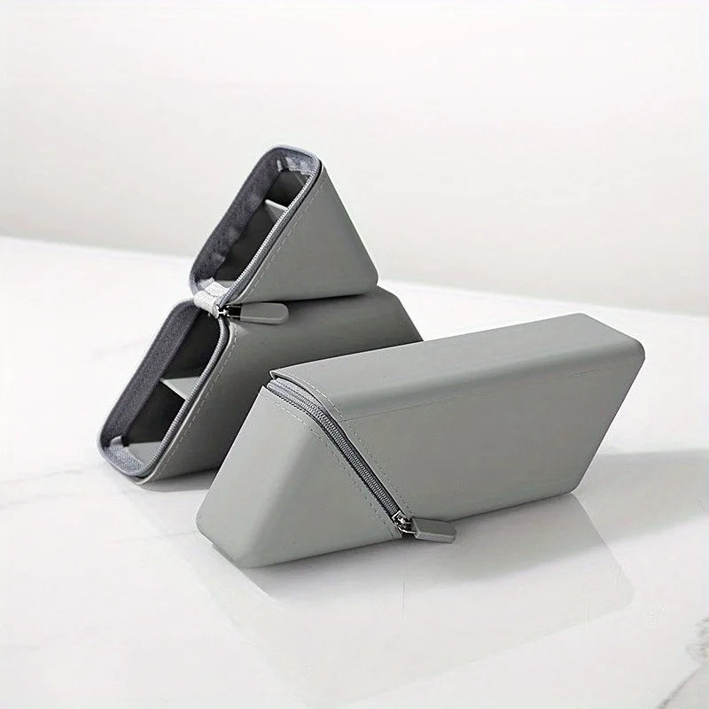 Foldable Silicone Pen Holder – Large Capacity Expandable Desk Organizer