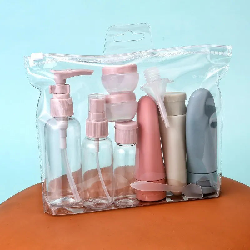 11-Piece Travel Bottle Set – TSA-Approved Leak-Proof Containers
