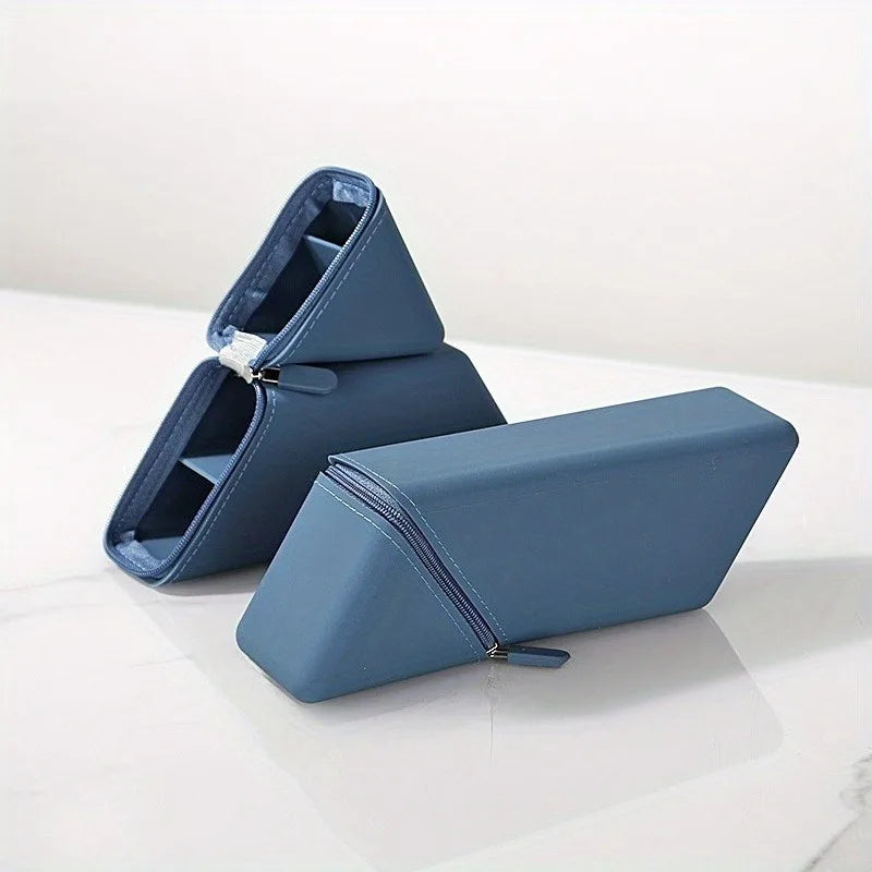 Foldable Silicone Pen Holder – Large Capacity Expandable Desk Organizer