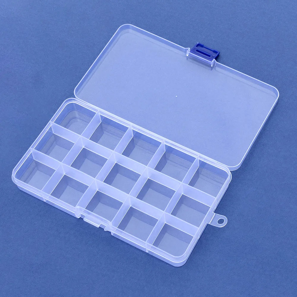Modular Plastic Storage Box Set – Customizable Grid Organizer
