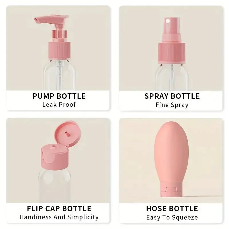11-Piece Travel Bottle Set – TSA-Approved Leak-Proof Containers